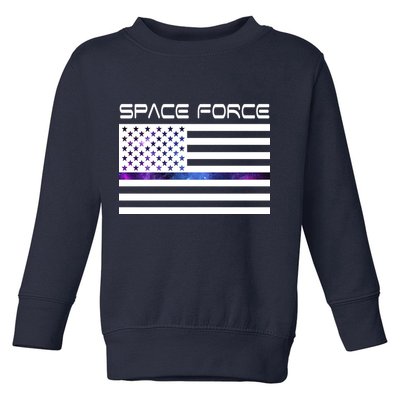 US Space Force Flag Toddler Sweatshirt