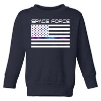 US Space Force Flag Toddler Sweatshirt