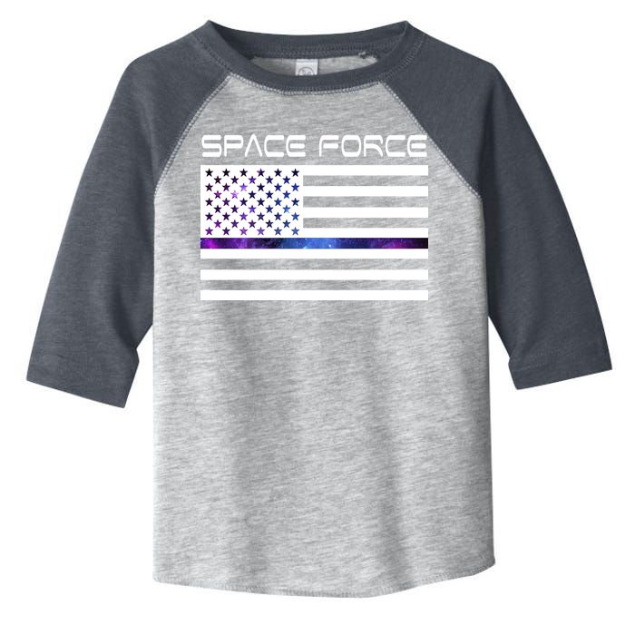 US Space Force Flag Toddler Fine Jersey T-Shirt