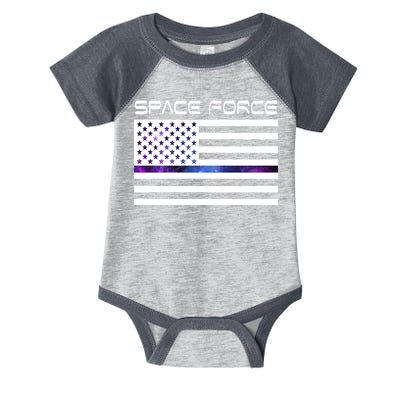 US Space Force Flag Infant Baby Jersey Bodysuit