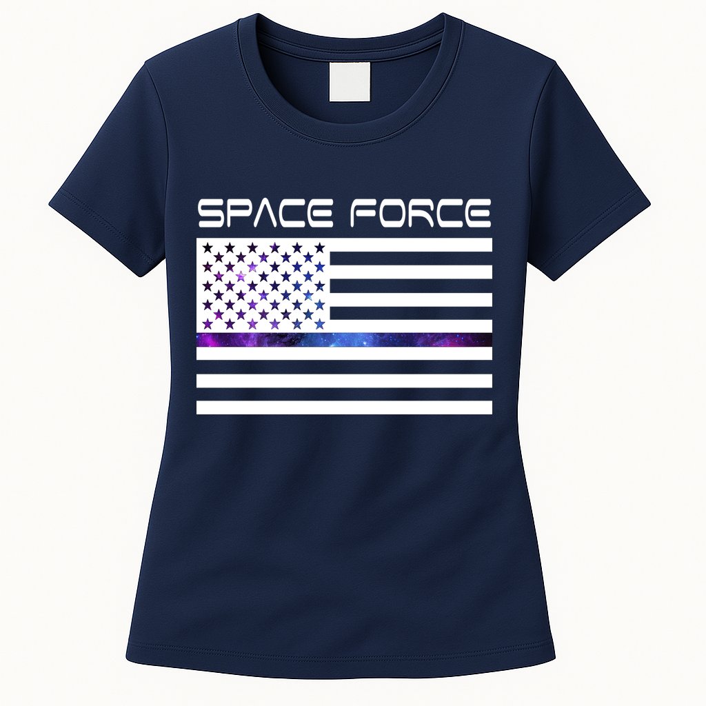 US Space Force Flag Womens T-Shirt