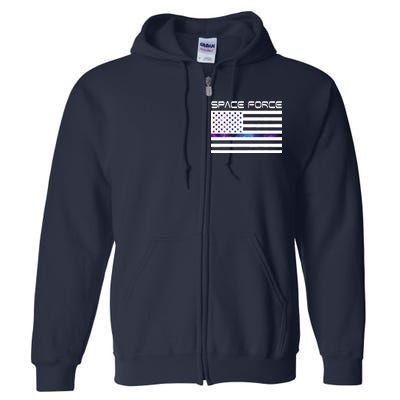 US Space Force Flag Full Zip Hoodie