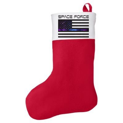 US Space Force Flag Felt Holiday Christmas Stocking