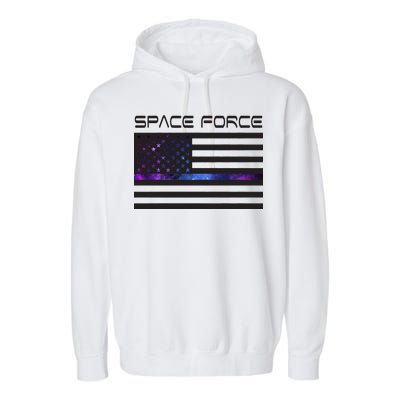 US Space Force Flag Garment-Dyed Fleece Hoodie