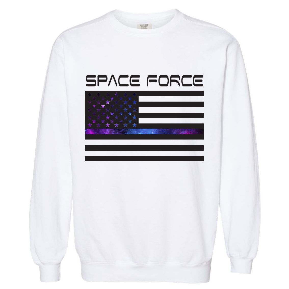 US Space Force Flag Garment-Dyed Sweatshirt