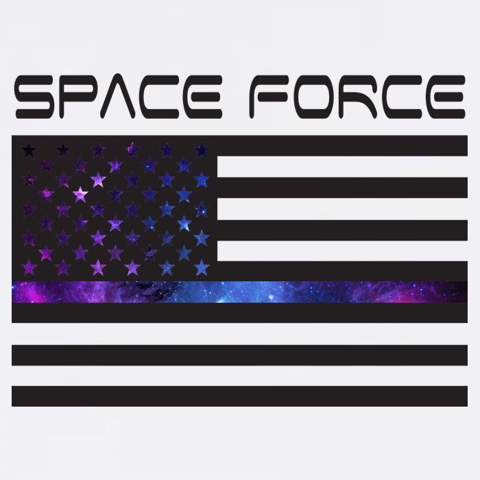 US Space Force Flag Garment-Dyed Sweatshirt