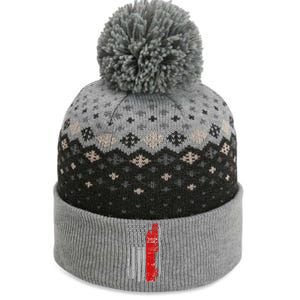 US Truck Driver USA Flag The Baniff Cuffed Pom Beanie