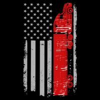 US Truck Driver USA Flag Tie-Dye T-Shirt