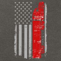 US Truck Driver USA Flag Cotton Canvas Backpack