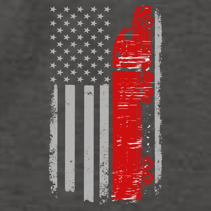 US Truck Driver USA Flag Vector Backpack