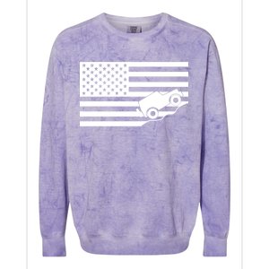 US Truck Simple Off-Roading Flag Colorblast Crewneck Sweatshirt