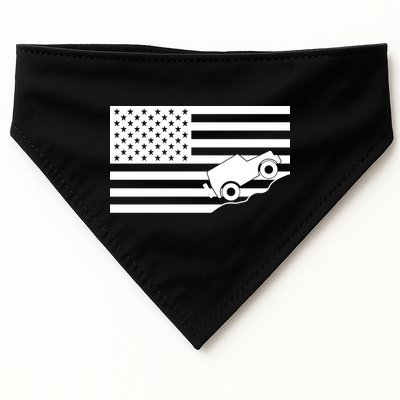 US Truck Simple Off-Roading Flag USA-Made Doggie Bandana