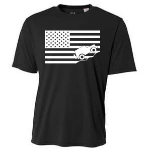 US Truck Simple Off-Roading Flag Cooling Performance Crew T-Shirt