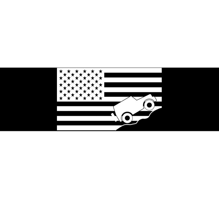 US Truck Simple Off-Roading Flag Bumper Sticker