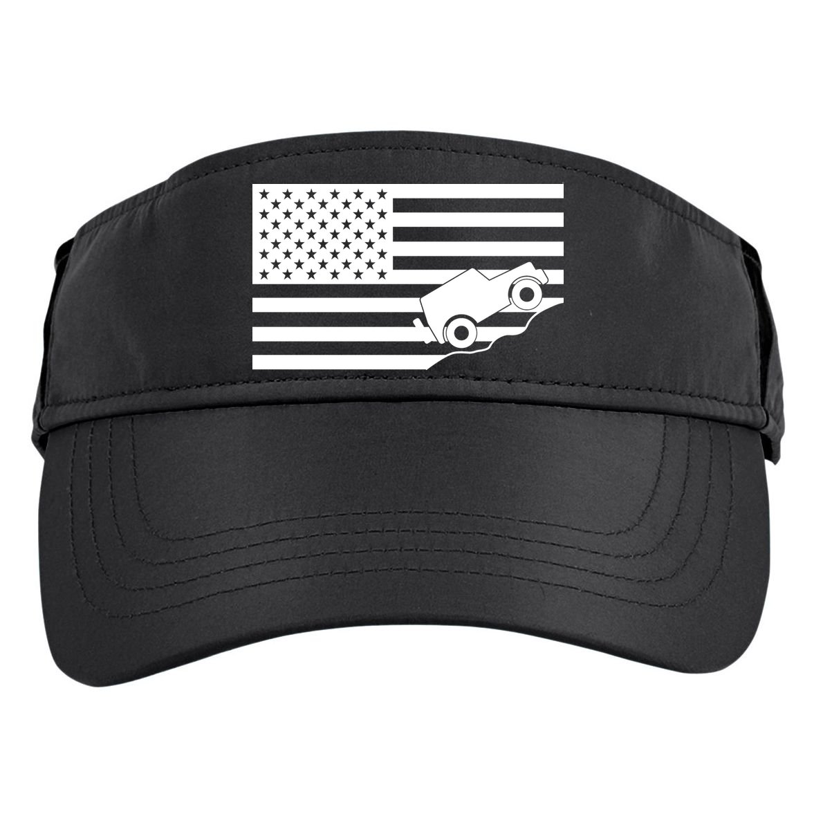US Truck Simple Off-Roading Flag Adult Drive Performance Visor