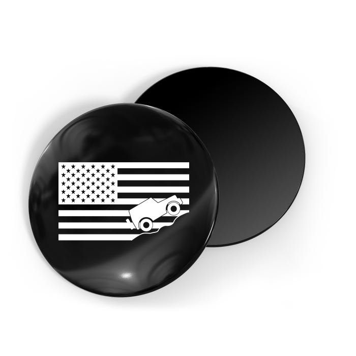 US Truck Simple Off-Roading Flag Magnet