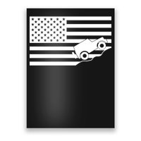 US Truck Simple Off-Roading Flag Poster