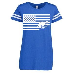 US Truck Simple Off-Roading Flag Enza Ladies Jersey Football T-Shirt