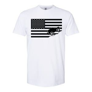 US Truck Simple Off-Roading Flag Softstyle CVC T-Shirt