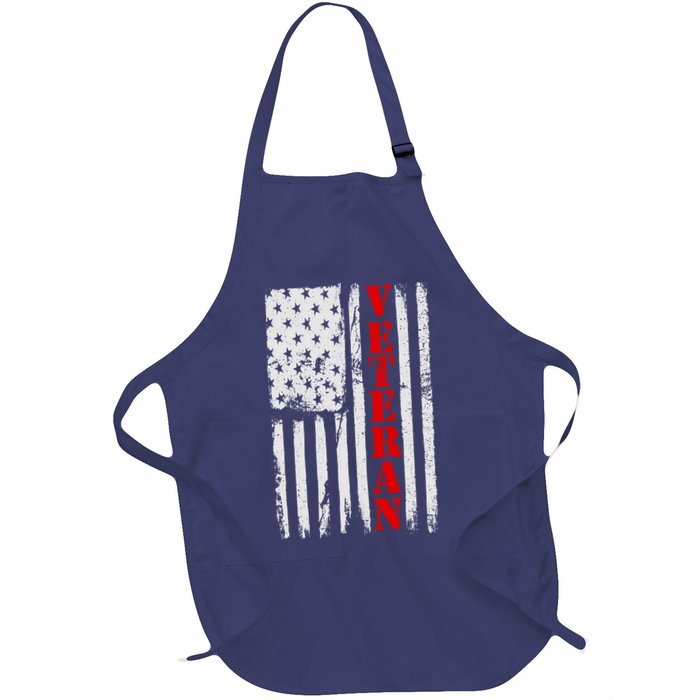 US Veterans Vintage American Flag Apron
