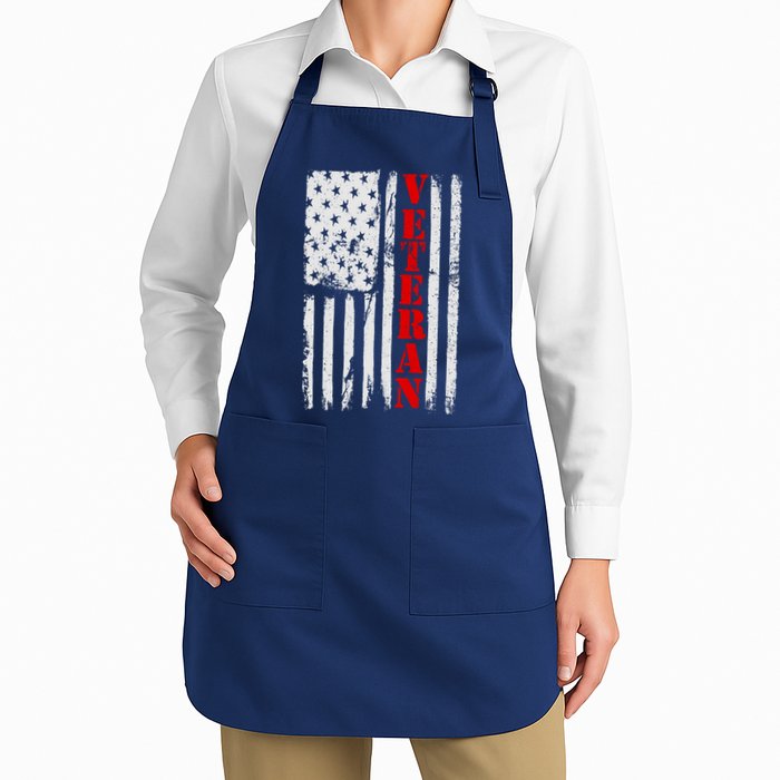 US Veterans Vintage American Flag Apron