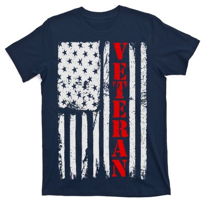 US Veterans Vintage American Flag T-Shirt