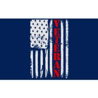 US Veterans Vintage American Flag Bumper Sticker