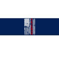 US Veterans Vintage American Flag Bumper Sticker