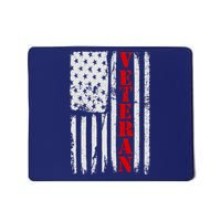 US Veterans Vintage American Flag Mousepad