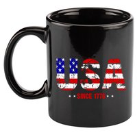 Usa Since 1776 11oz C Handle Ceramic Mug