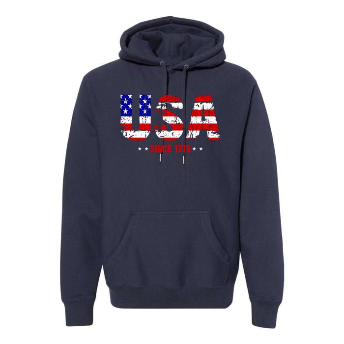 Usa Since 1776 Premium Hoodie