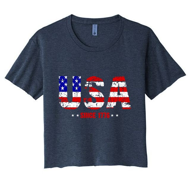 Usa Since 1776 Crop Top