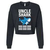 Uncle Shark Doo Doo Doo Matching Family Cropped Pullover Crew