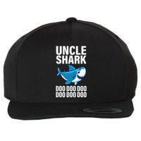 Uncle Shark Doo Doo Doo Matching Family Wool Snapback Cap
