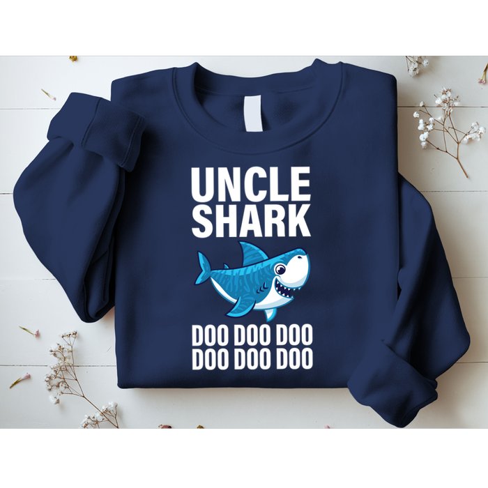 Uncle Shark Doo Doo Doo Matching Family Sweatshirt