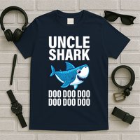 Uncle Shark Doo Doo Doo Matching Family T-Shirt
