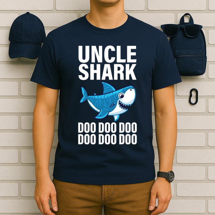 Uncle Shark Doo Doo Doo Matching Family T-Shirt