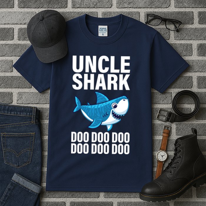 Uncle Shark Doo Doo Doo Matching Family Tall T-Shirt