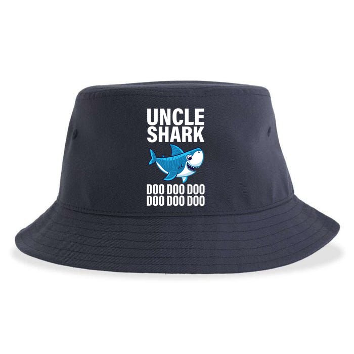 Uncle Shark Doo Doo Doo Matching Family Sustainable Bucket Hat