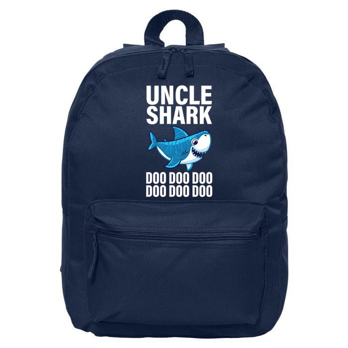 Uncle Shark Doo Doo Doo Matching Family 16 in Basic Backpack