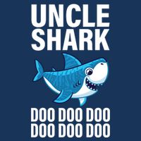 Uncle Shark Doo Doo Doo Matching Family 16 in Basic Backpack