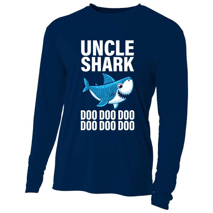 Uncle Shark Doo Doo Doo Matching Family Cooling Performance Long Sleeve Crew