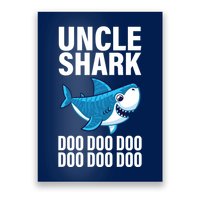 Uncle Shark Doo Doo Doo Matching Family Poster