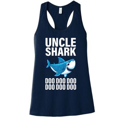 Uncle Shark Doo Doo Doo Matching Family Womens Tank Top