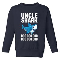 Uncle Shark Doo Doo Doo Matching Family Toddler Sweatshirt