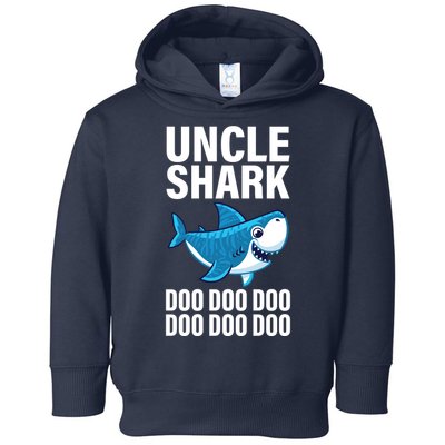Uncle Shark Doo Doo Doo Matching Family Toddler Hoodie