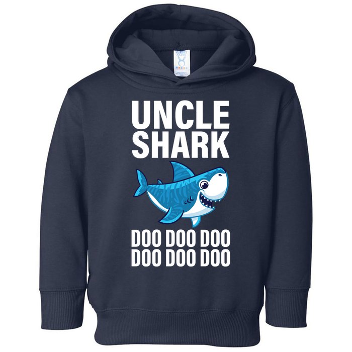 Uncle Shark Doo Doo Doo Matching Family Toddler Hoodie