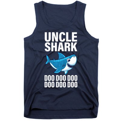 Uncle Shark Doo Doo Doo Matching Family Tank Top