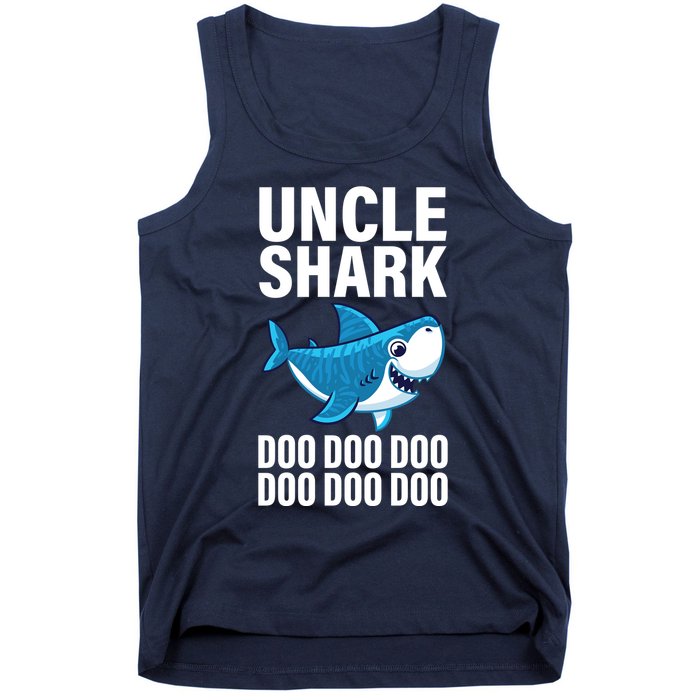 Uncle Shark Doo Doo Doo Matching Family Tank Top