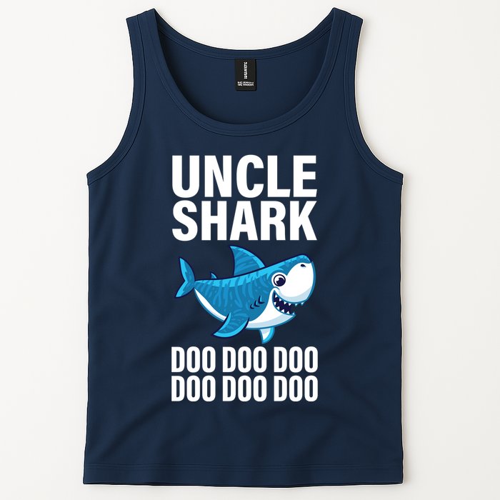 Uncle Shark Doo Doo Doo Matching Family Tank Top